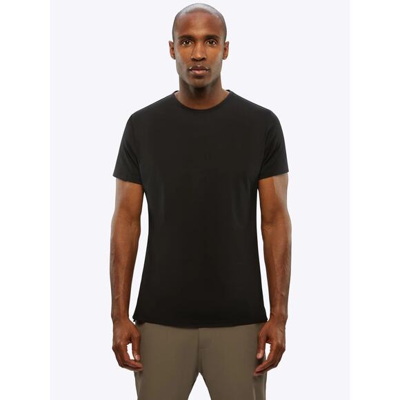 NWOT Cuts Split Hem Long Sleeve Black Medium Pyca Pro Shirt - Picture 2 of 6